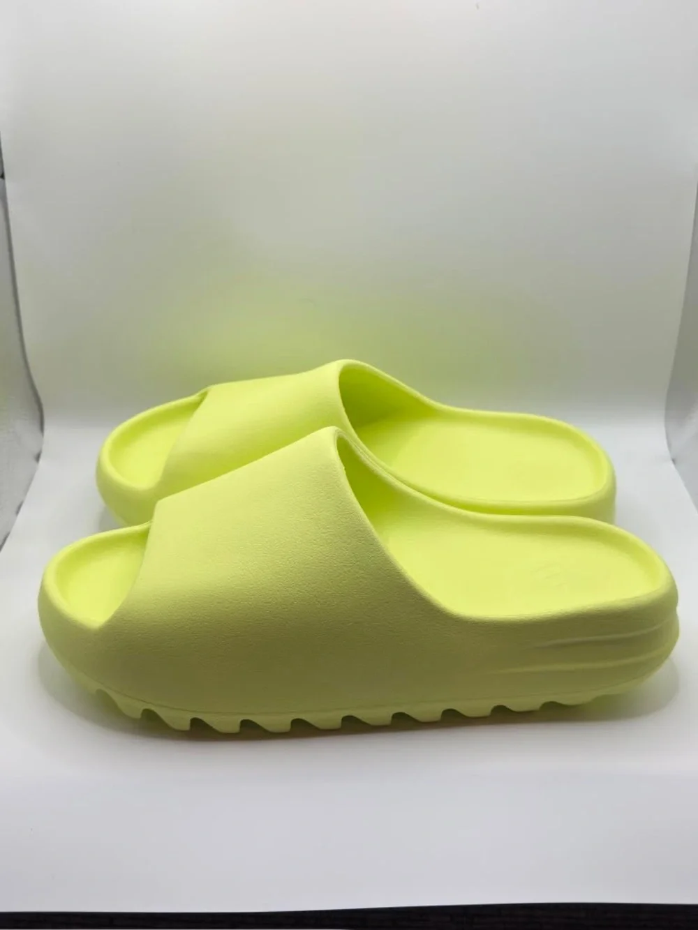 Adidas Yeezy Neon Yellow Foam Slide Sandals